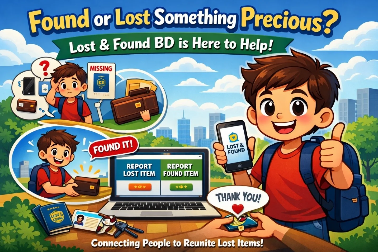 Found or Lost Something Precious?  Lost & Found BD is Here to Help